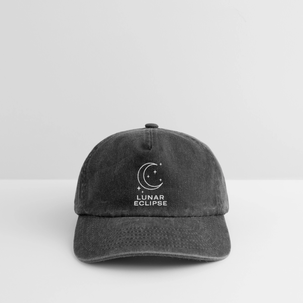Vintage-Cap "Simply Lunar" - Vintage Schwarz