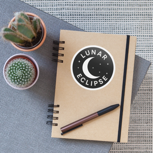 Sticker "The Eclipse" - white matte