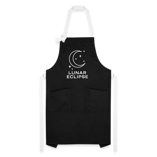 Kochschürze "Simply Lunar" - Schwarz/Weiß