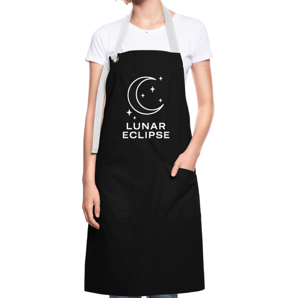 Kochschürze "Simply Lunar" - Schwarz/Weiß
