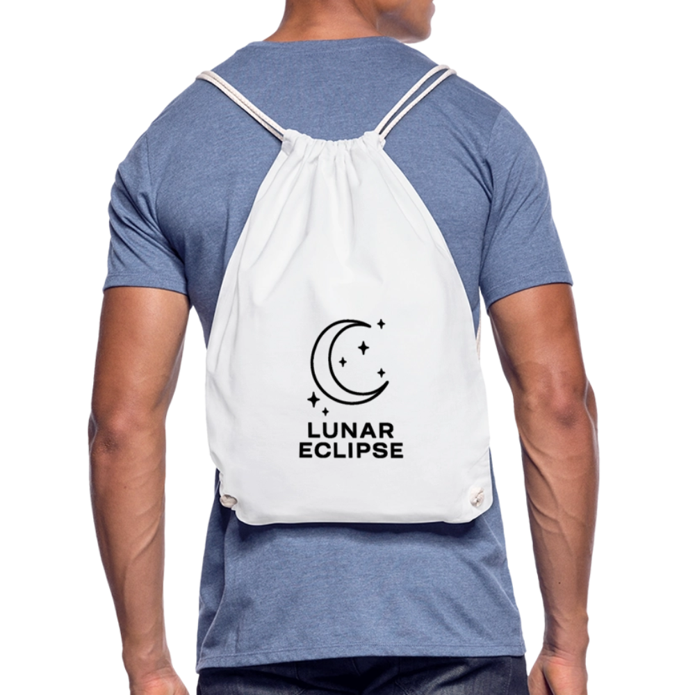 Turnbeutel "Simply Lunar" - Weiß