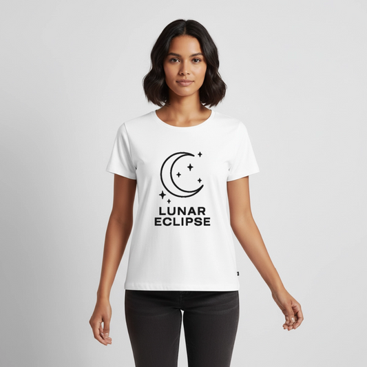 T-Shirt "Simply Lunar" (weiß, Frauen) - Weiß