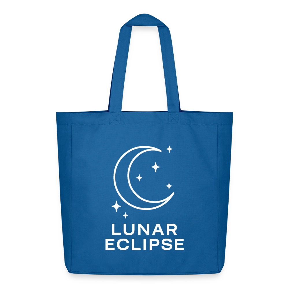 Stofftasche "Simply Lunar" - Achtsames Blau
