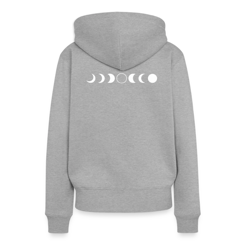 Hoodie "The Eclipse" (Frauen) - Grau meliert