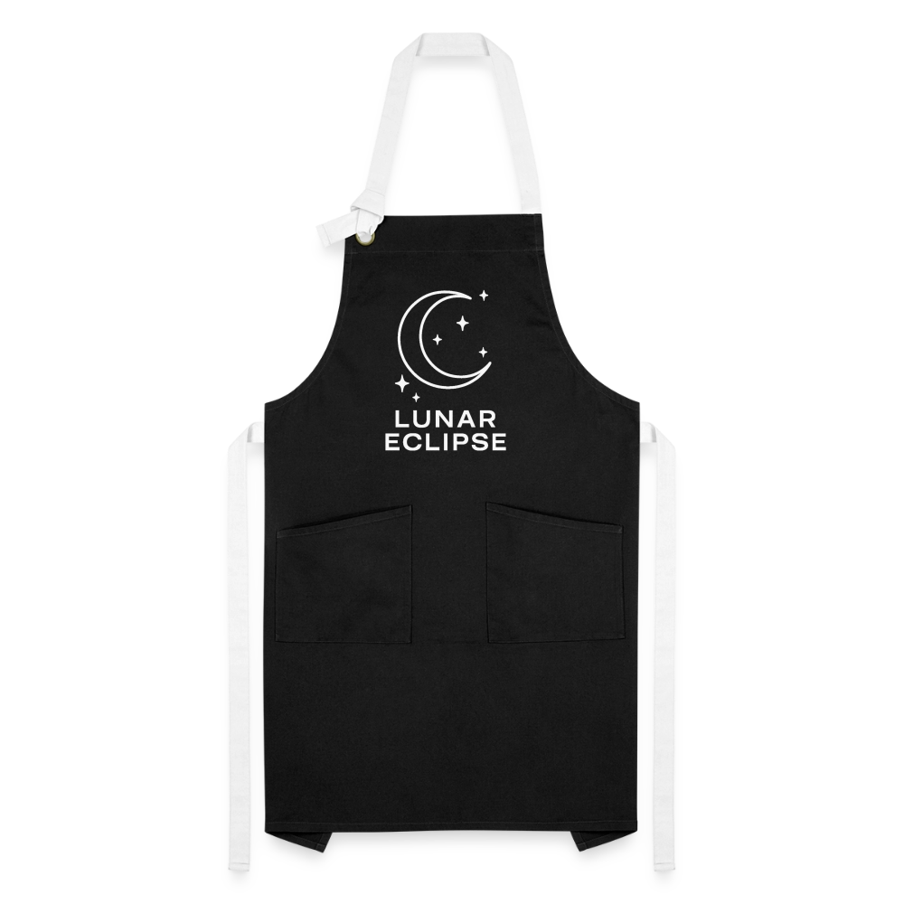 Kochschürze "Simply Lunar" - Schwarz/Weiß