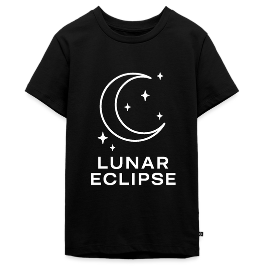 Kinder-T-Shirt "Simply Lunar" - Schwarz