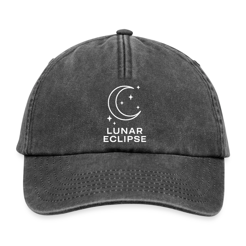 Vintage-Cap "Simply Lunar" - Vintage Schwarz