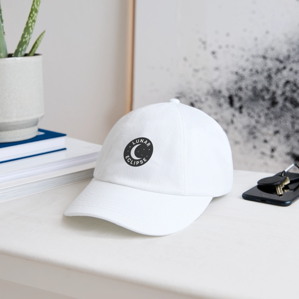 Baseball-Cap "The Eclipse" - white/white