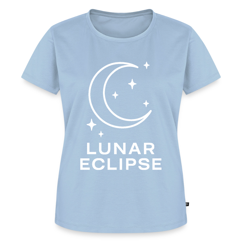 T-Shirt "Simply Lunar" (Frauen) - Hellblau