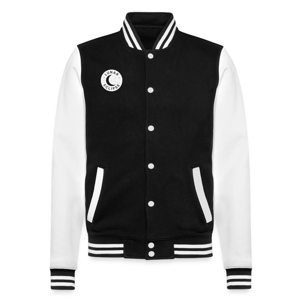 Collegejacke "The Eclipse" - Schwarz/Weiß