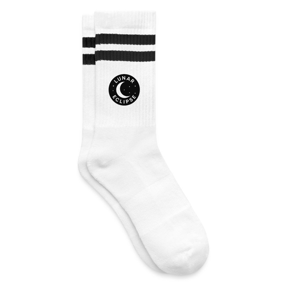Tennissocken "The Eclipse" - white/black