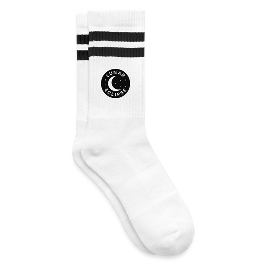 Tennissocken "The Eclipse" - white/black