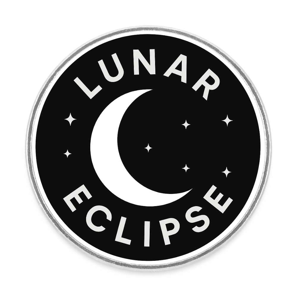 Kühlschrankmagnet "The Eclipse" - Weiß