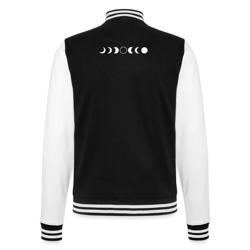 Collegejacke "The Eclipse" - Schwarz/Weiß