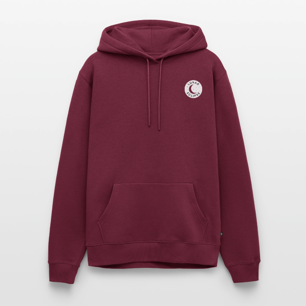 Hoodie "The Eclipse" (Männer) - Burgunderrot