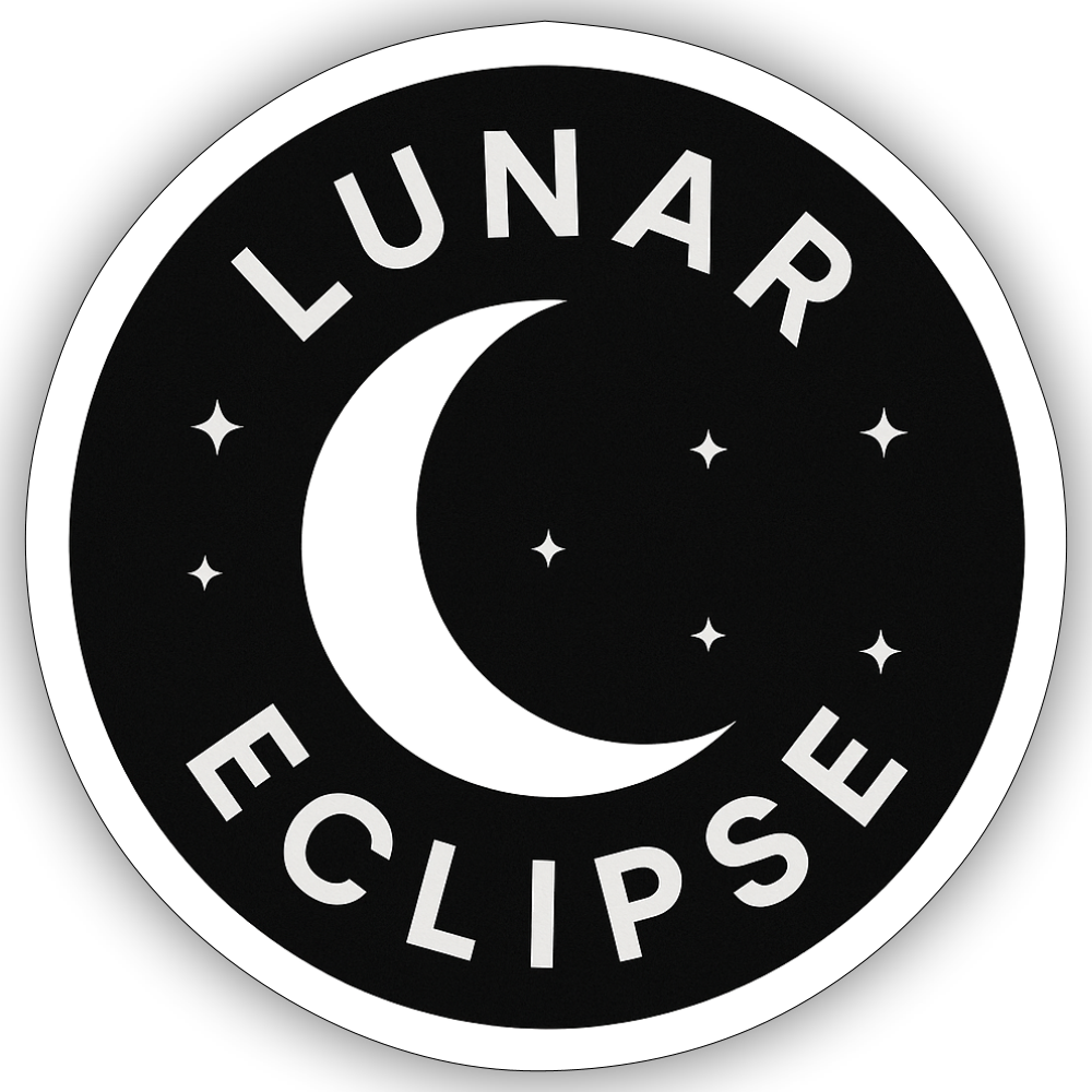 Sticker "The Eclipse" - white matte