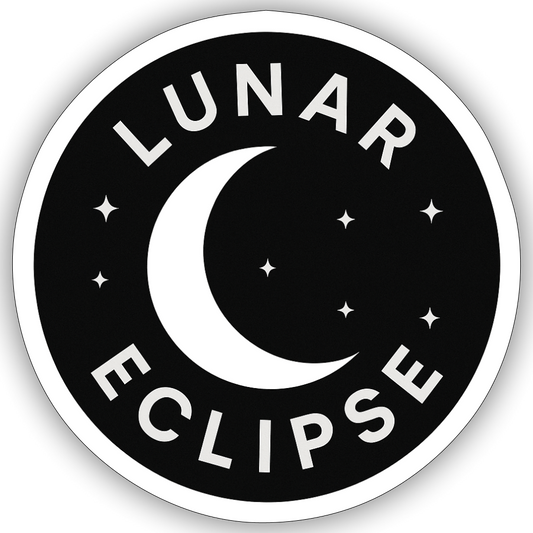 Sticker "The Eclipse" - white matte