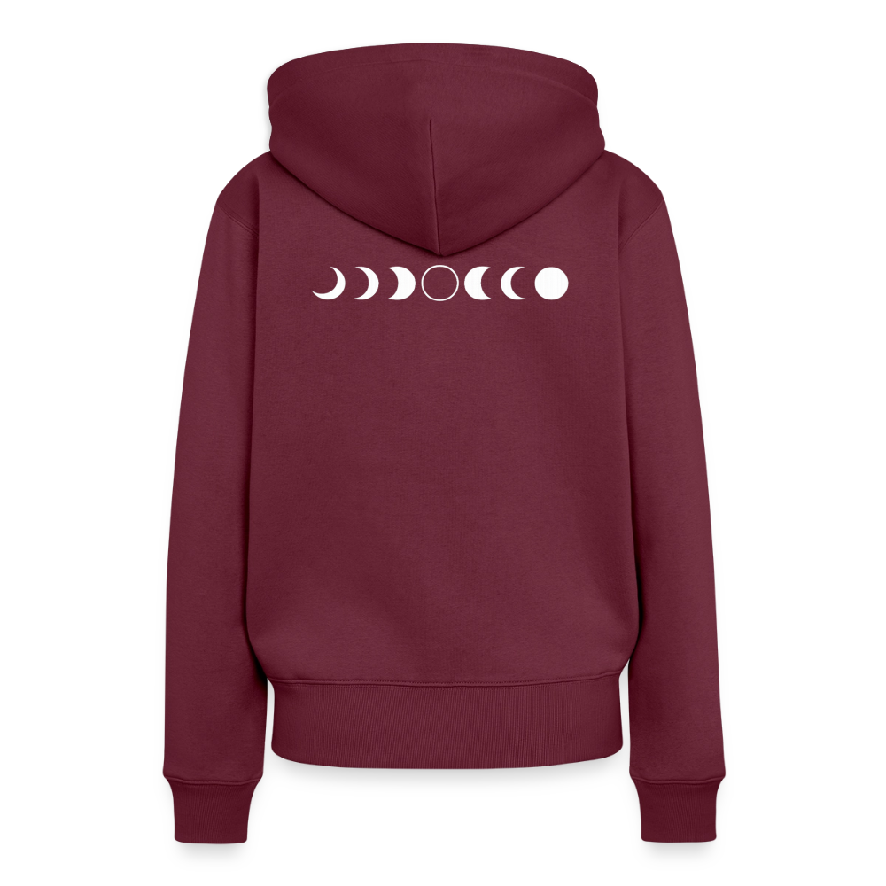 Hoodie "The Eclipse" (Frauen) - Burgunderrot