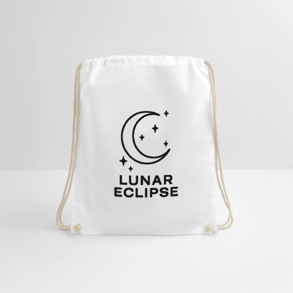 Turnbeutel "Simply Lunar" - Weiß