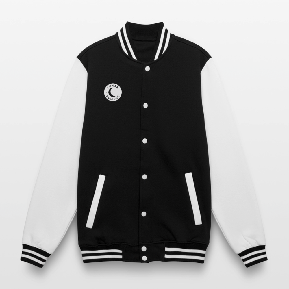 Collegejacke "The Eclipse" - Schwarz/Weiß