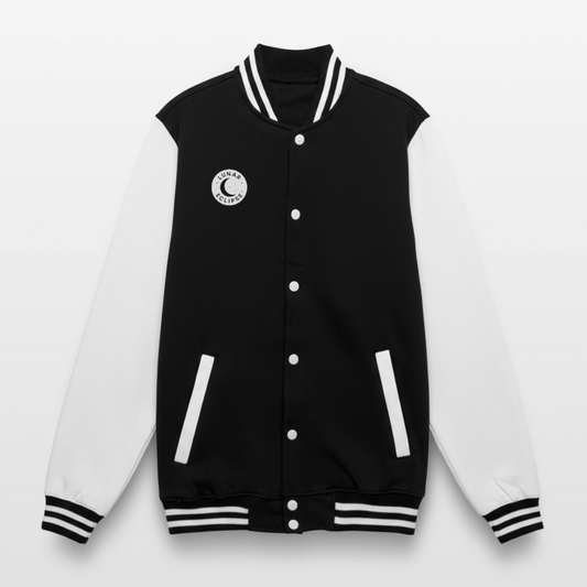 Collegejacke "The Eclipse" - Schwarz/Weiß