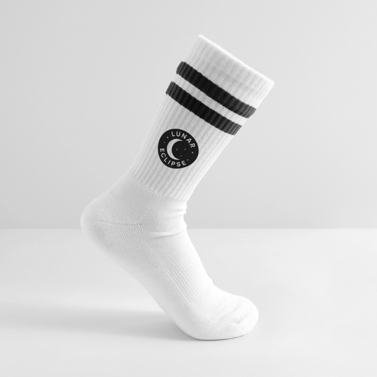 Tennissocken "The Eclipse" - white/black