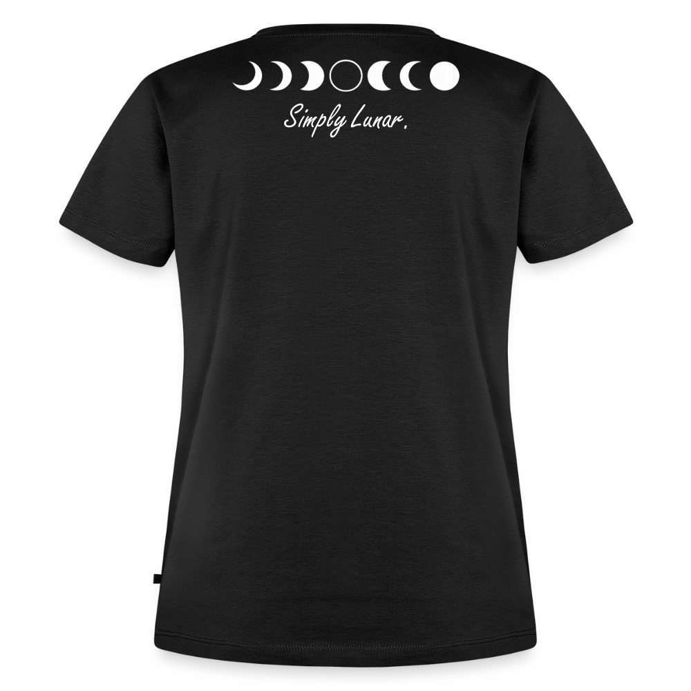T-Shirt "Simply Lunar" (Frauen) - Schwarz