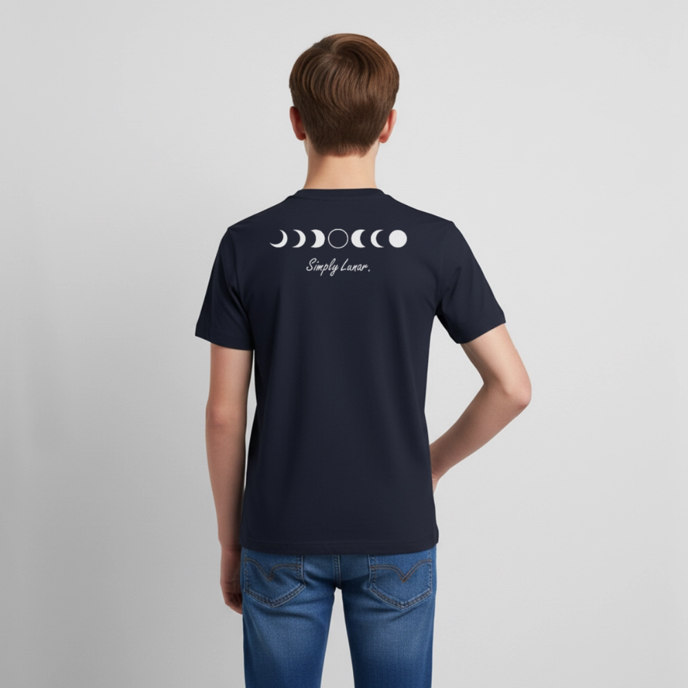 Kinder-T-Shirt "Simply Lunar" - Navy
