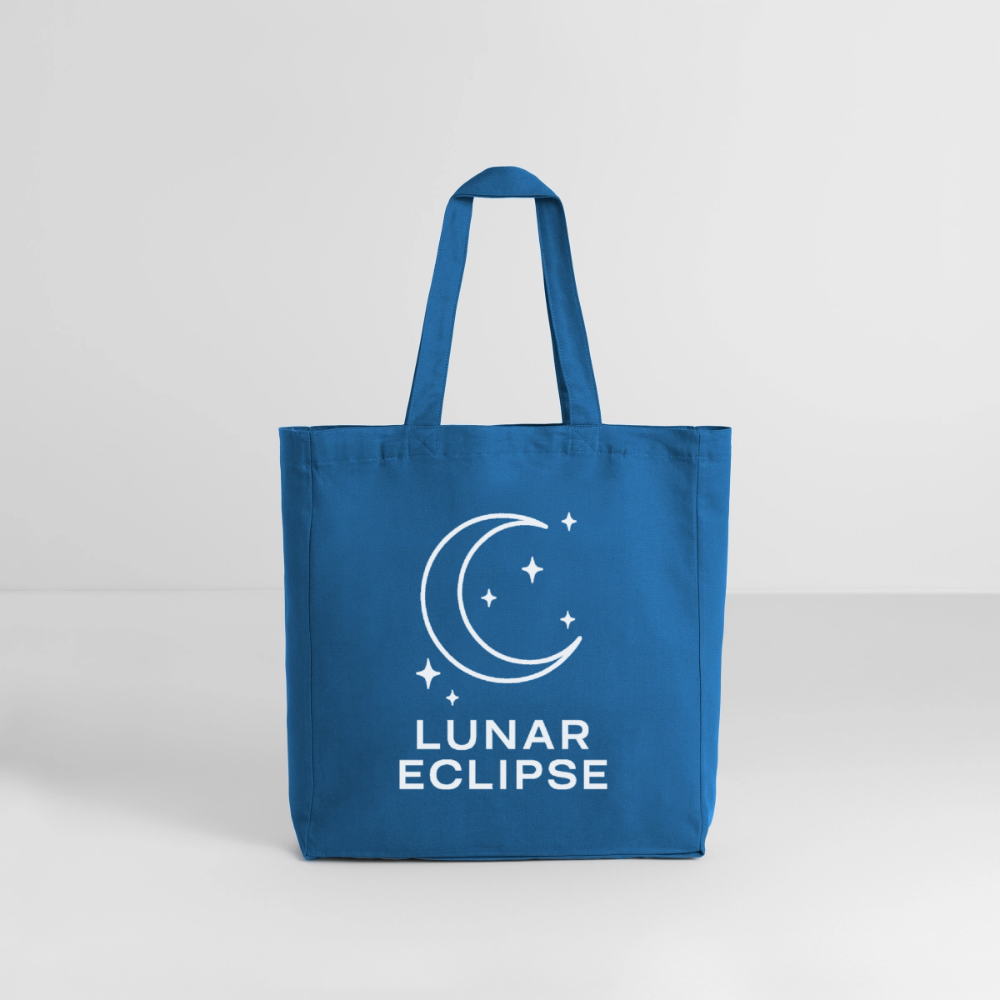 Stofftasche "Simply Lunar" - Achtsames Blau