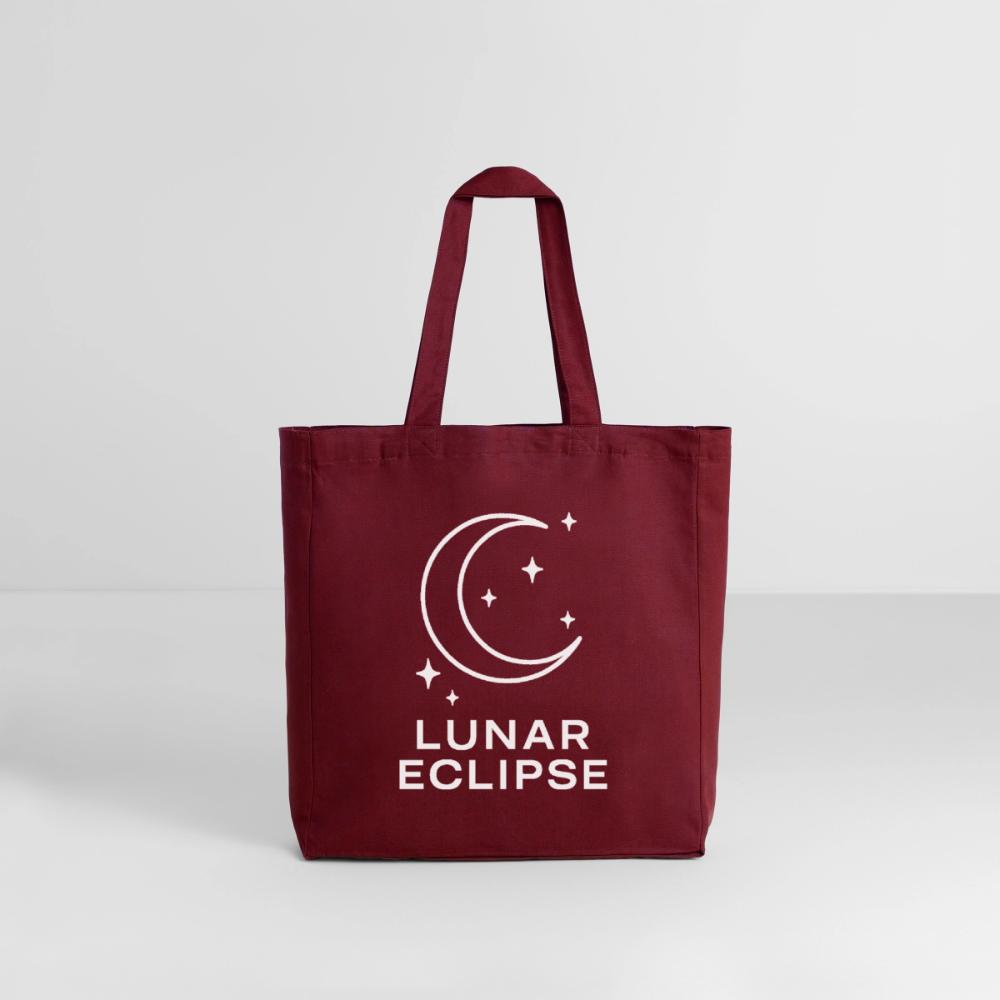 Stofftasche "Simply Lunar" - Burgunderrot
